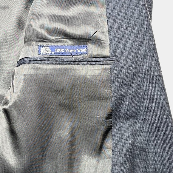 Burberrys Vintage Burberry 100% Wool 2-Piece Suit Navy - Picture 8 of 16